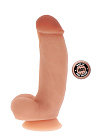 Фаллоимитатор Get Real 7 Inch W Balls, 18 см (телесный)