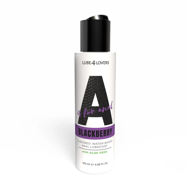 Lube4lovers A is for Anal Blackberry - Lubrykant analny, 120 ml