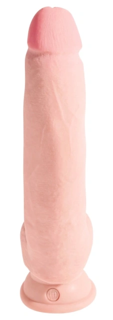 King Cock Plus Triple Density With Balls 10 Inch -, W kolorze cielistym, 25 cm