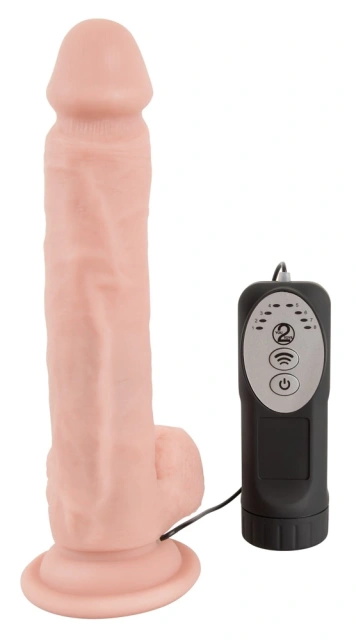 Вибратор Medical Silicone Thrusting Vib, 21 см (телесный)