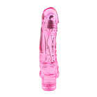 Вибратор Crystal Jelly Limerence, 21.5 см (розовый)
