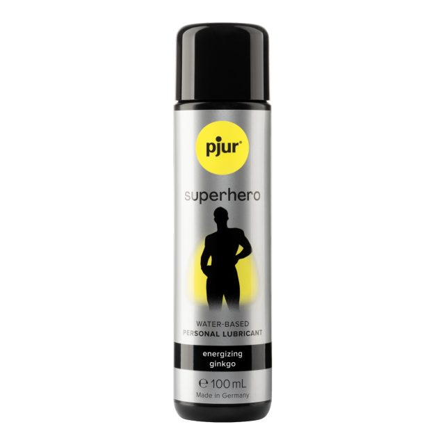pjur Superhero Energizin Ginkgo - Lubrykant na bazie wody, 100 ml