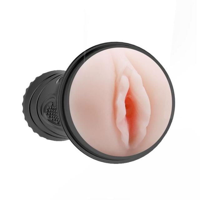 Мастурбатор з вібрацією Baile Cup Vibrating Pussy (тілесний)