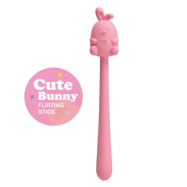 Вібратор Pretty Love Cute Bunny, 14.2 см (рожевий)