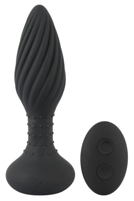 Korek analny Anos Finest Butt Plug Wear, 15,1 cm (czarny)