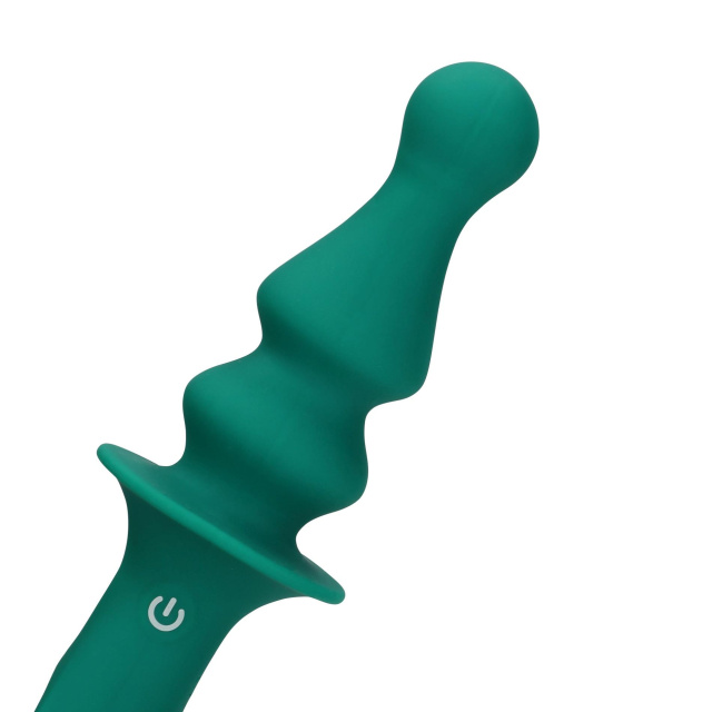 Korek analny Loveline Peacock Plume, 16.5 cm (zielony)