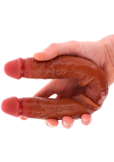 Фаллоимитатор Get Real Foreskin D-Dong, 35 см (коричневый)