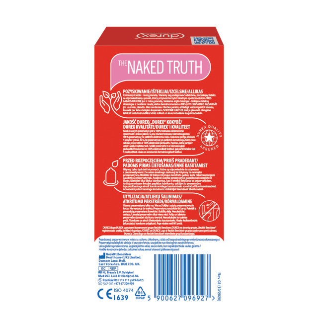 Презервативы Durex Feel Thin Classic, 12 шт.