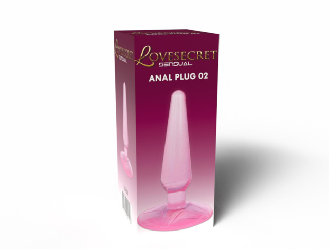 Power Escorts Anal Plug 02 - Korek analny, Różowy, 11 cm