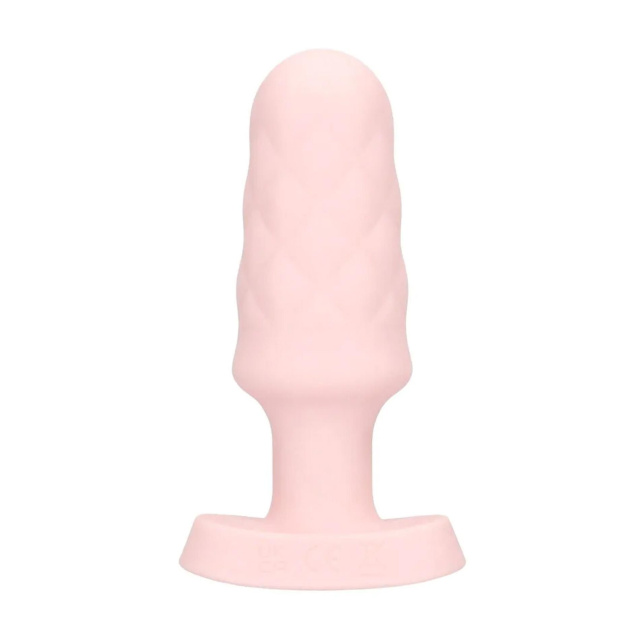 Loveline Velvet Remote Control - Korek analny, Różowy, 9.8 cm