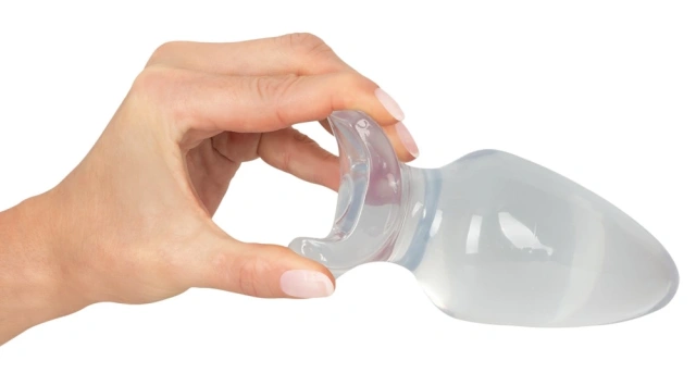 Crystal Crystal Clear Big Plug - Korek analny, Przezroczysty, 13 cm