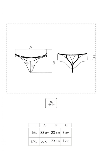 LIVCO CORSETTI FASHION Panty Good Girl - Majtki stringi, L/XL