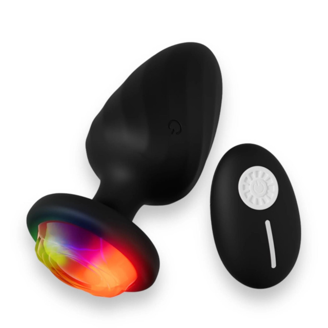 Power Escorts Party Plug - Korek analny, Czarny, 9.9 cm