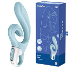 Вибратор-кролик Satisfyer Love Me, 22 см (голубой)