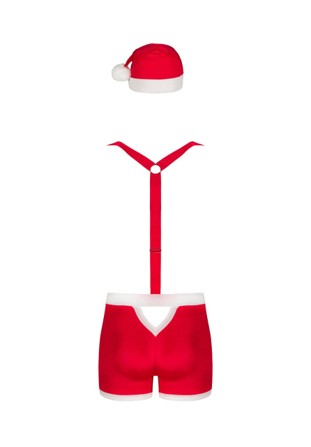 Kostium Santy Obsessive Mr Claus Set, L/XL (czerwony)