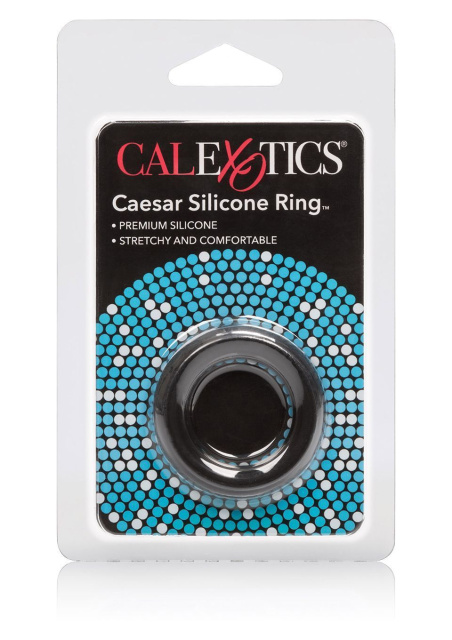 Эрекционное кольцо CalExotics Caesar, 3,2 см (черный)