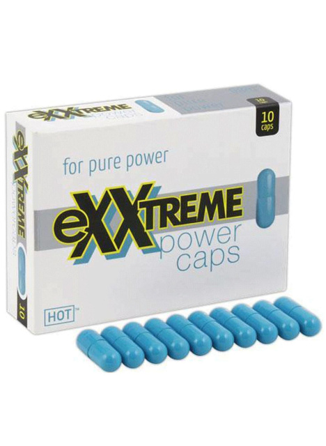 Hot eXXtreme Power Caps - Tabletki na potencję, Niebieski