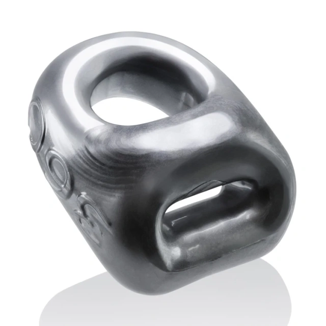 Ерекційне кільце Oxballs 360 Cockring & Ballsling, 8,2 см (сірий)