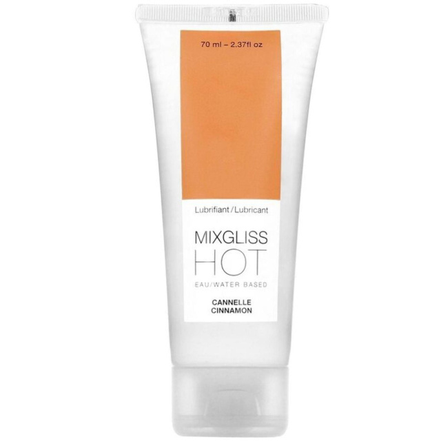 Mixgliss Hot Cinnamon - Lubrykant na bazie wody, 70 ml