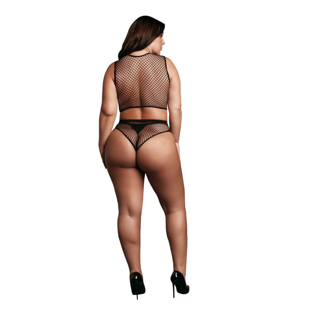 Комплект білизни Le Désir, Plus Size (чорний)