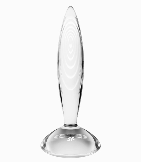 Satisfyer Sparkling Crystal - Korek analny, Przezroczysty, 19 cm
