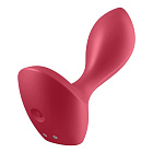Анальна пробка з вібрацією Satisfyer Backdoor, 11,5 см (червоний)