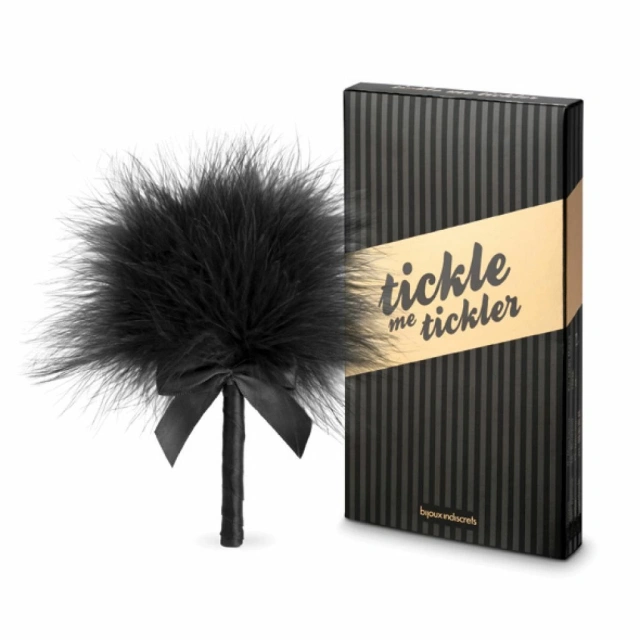Перо Bijoux Indiscrets Tickle Me Tickler, 10 см (черный)