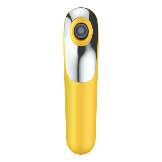 Вакуумный стимулятор клитора с вибрацией Satisfyer Dual Love (желтый)