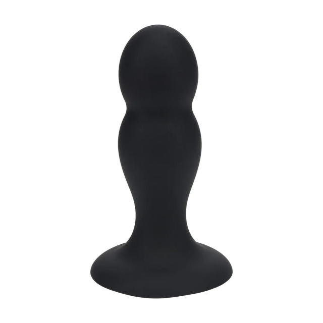 Shots Double Rattle Liquid - Korek analny, Czarny, 10.8 cm, M