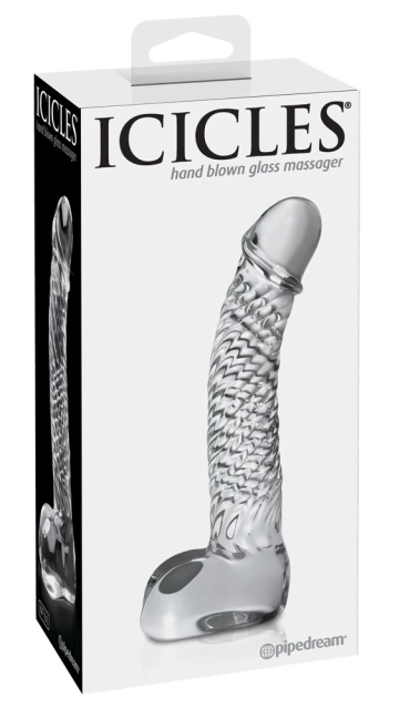Pipedream Icicles Model 61 - Dildo, Przezroczysty, 16.5 cm