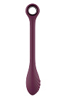 Вибратор Glam Bendable G-Spot Vibe, 22 см (бордовый)