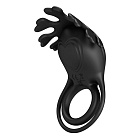 Ерекційне кільце Pretty Love Vibrant Penis Ring Ruben, 8,5 см (чорний)
