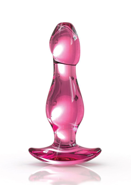 Korek analny Pipedream Icicles 73, 9,2 cm (różowy)