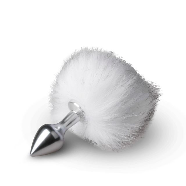 Easytoys Bunny Tail Plug No. 1 - Korek analny, Biały, 15 cm