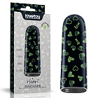 Wibrator łechtaczkowy LoveToy Heart Massager Glow In The Dark, 8,5 cm (czarny)
