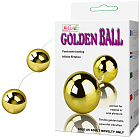 Вагинальные шарики LyBaile Golden Ball, 3.5 см (золотистый)