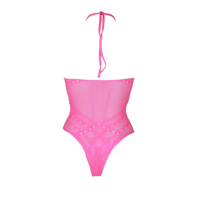 Боді Ouch! With Halter Neck, XL/XXXXL (рожевий)