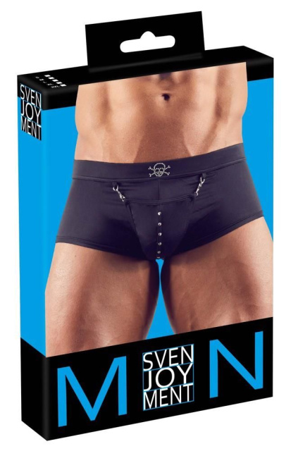 Сексуальные мужские трусы Svenjoyment Men's Shorts, S (черный)