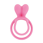 Эрекционное кольцо Glamy Double Cockring, 6,3 см (розовый)