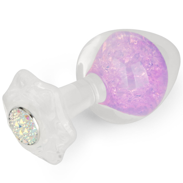 Lovetoy Gemoria - Korek analny, Fioletowy, 11.3 cm