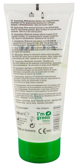 Just Glide Bio Anal - Lubrykant analny na bazie wody, 200 ml