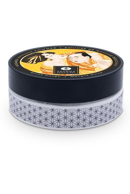 Масажний набір Shunga Kissable Massage Powder Luscious Mango, 2 шт