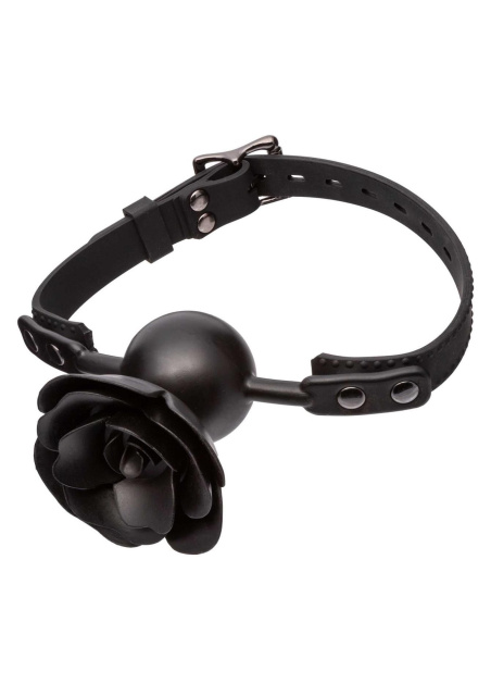 CalExotics Removable Rose - Knebel z kulką, Czarny