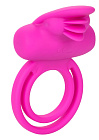 Виброкольцо CalExotics Dual Clit Flicker Enhancer, 6х3.7 см (розовый)