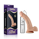 Вібратор LoveToy Real Extreme, 22 см (тілесний)