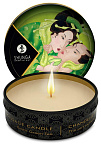 Масажна свічка Shunga Massage Candle зелений чай, 30 мл
