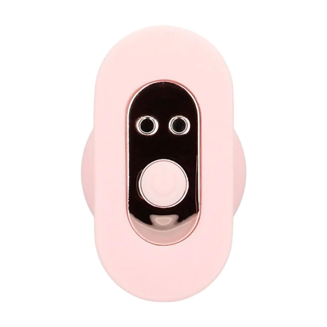 Loveline Velvet Remote Control - Korek analny, Różowy, 9.8 cm