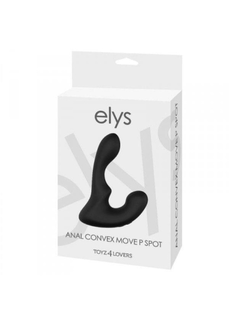 Стимулятор простаты Elys Anal Convex Move P-Spot, 13.2 см (черный)