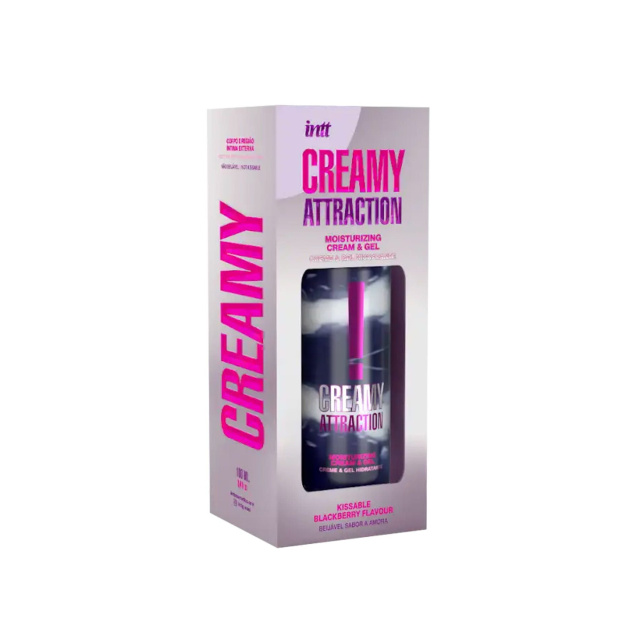 intt Creamy Attraction Blackberry - Żel sprej, 100 ml