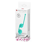 Вагинальные шарики Pretty Love Kegel Tighten Up Balls III, 17 см (мятный)